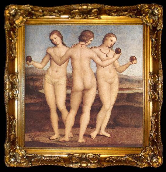framed  RAFFAELLO Sanzio The Three Graces F, ta009-2